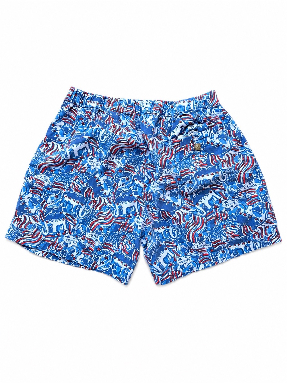 Chubbies Men’s Shorts Large USA America Red White Blue Patriotic - Picture 2 of 4